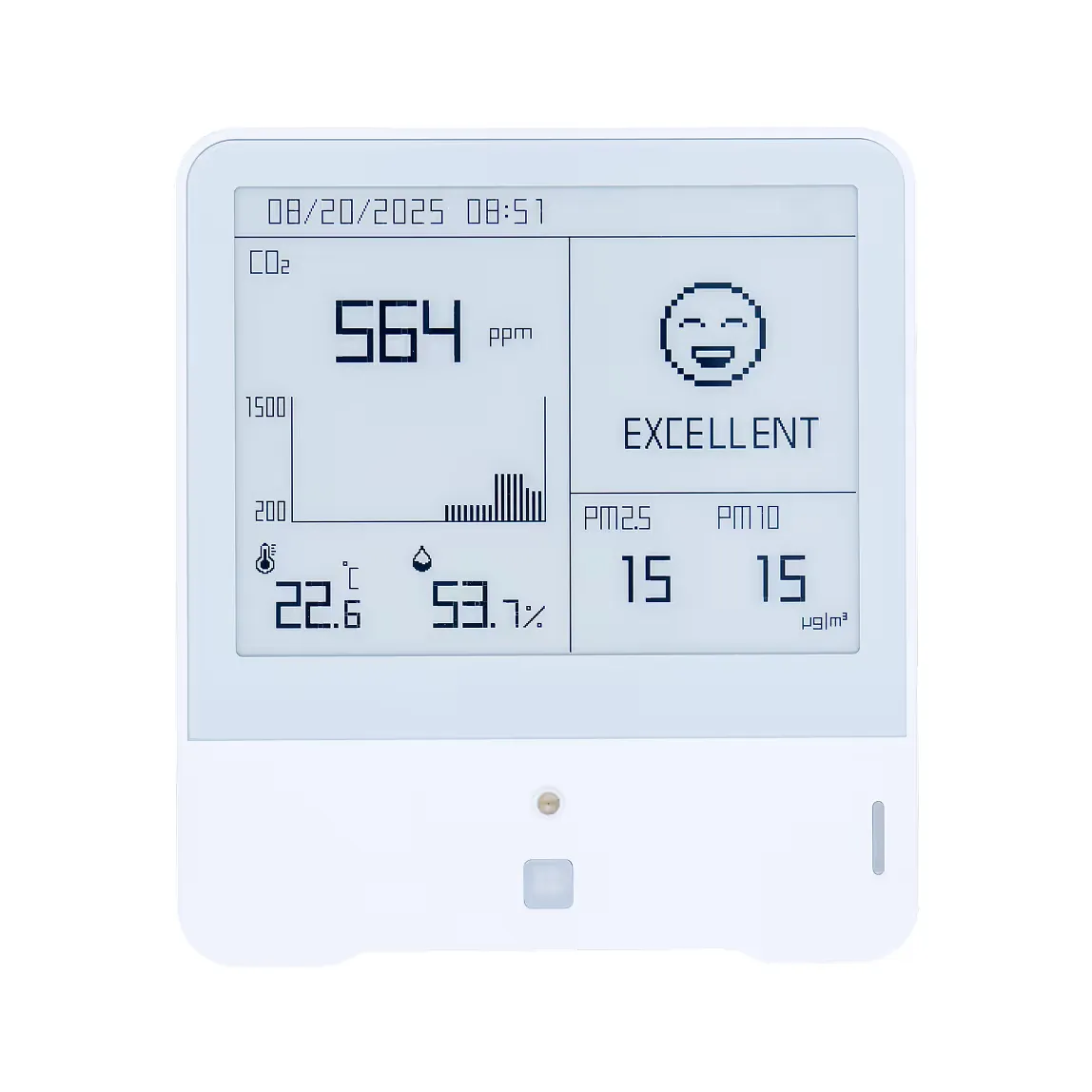 ER11Q - LoRaWAN® senzor kvality ovzduší (9v1)